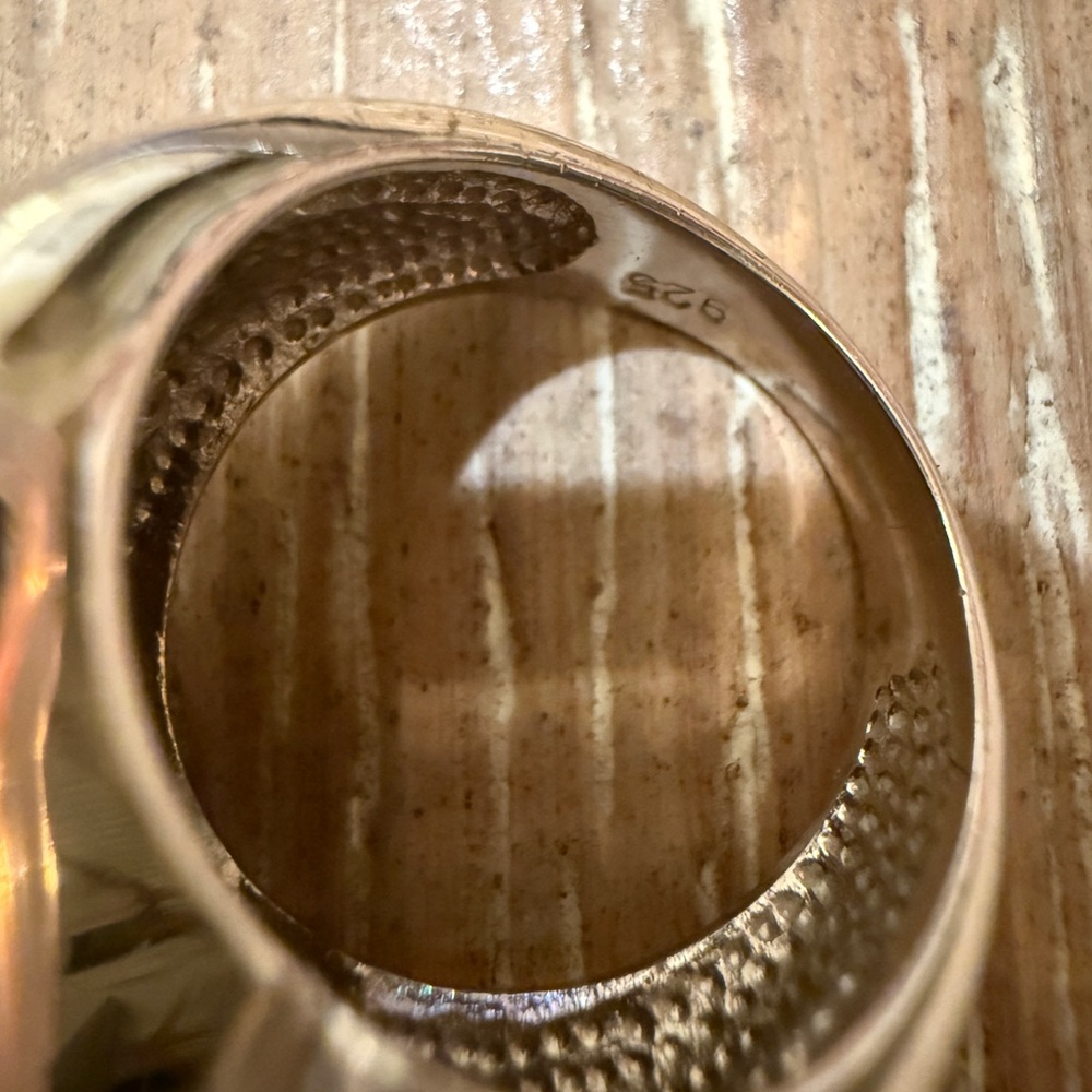 Sterling Silver 925, Solid, Comfortable, Size 5 1… - image 8